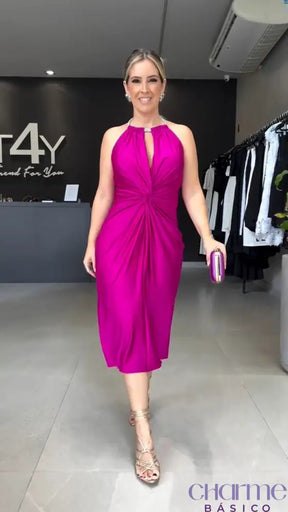 Vestido Midi Sophie – Elegância e Sofisticação Para Ocasiões Especiais