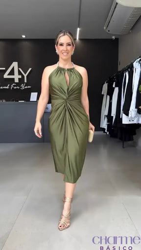 Vestido Midi Sophie – Elegância e Sofisticação Para Ocasiões Especiais