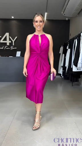 Vestido Midi Sophie – Elegância e Sofisticação Para Ocasiões Especiais